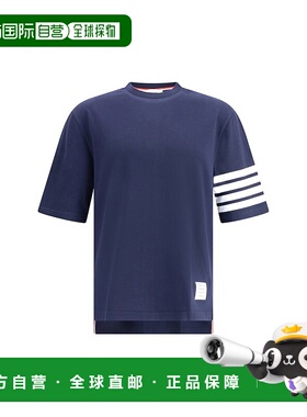 1h可退 香港直邮Thom Browne 汤姆 布朗 男士 四条纹T恤 MJS168G0