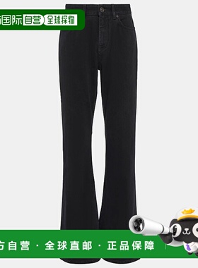 香港直邮Balenciaga 巴黎世家 女士 中腰小喇叭牛仔裤 000895