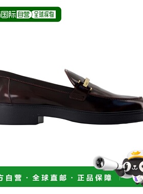 香港直邮TOD'S 托德斯 女士 紫色皮质乐福鞋 XXW20L0JO70SHA