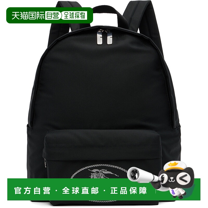 1h可退 香港直邮Burberry 巴宝莉 男士 黑色 Orkney 双肩包 81113