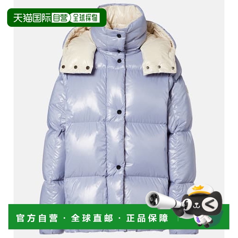1h可退 香港直邮Moncler 盟可睐 女士 Parana 羽绒夹克 blue蓝色