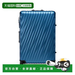 自营欧洲直邮Tumi途明 19 Degree地平线蓝色铝拉链口袋行李箱男女