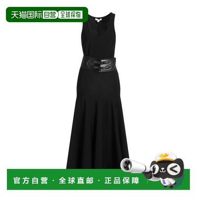 1h可退 香港直邮alaia 女士 长款连衣裙 black黑色 舒适时尚长裙