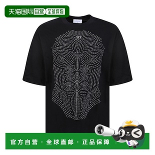 上装 1h可退 男士 white T恤时髦流行穿搭显瘦透气舒 欧洲直邮off