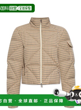 1h可退 香港直邮Moncler 盟可睐 女士 灰白色 Keros Diamond-Quil