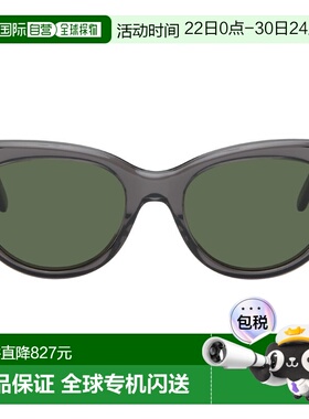 1h可退 香港直邮LOEWE 罗意威 男士 灰色 Swan Slim 太阳镜 LW401