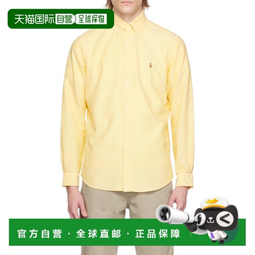 香港直邮POLO RALPH LAUREN 男士衬衫 710548535005YELLOW