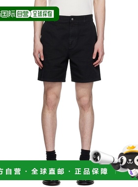 1h可退 香港直邮Represent 男士 黑色 Cotton Tailored 短裤 MLM7