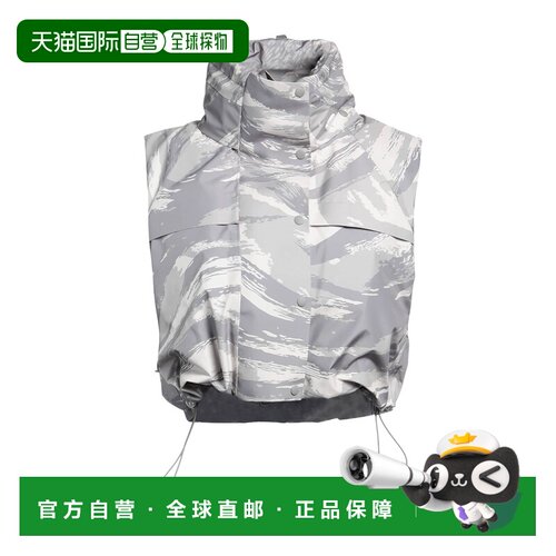 1h可退 香港直邮Moncler 盟可睐 女士 背心 grey灰色 舒适时尚