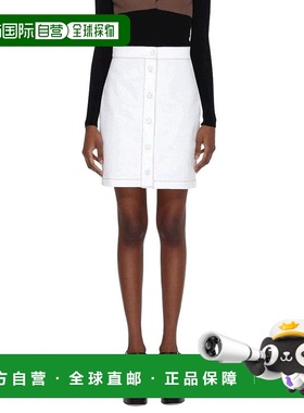 香港直邮Fendi 高腰牛仔半身裙 FLQ531AD9E时尚百搭 舒适 高级感