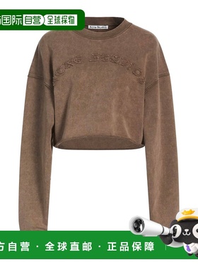 付款1h内可退 香港直邮Acne Studios 艾克妮 女士 运动衫 brown棕
