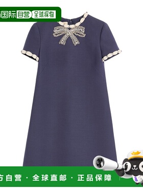 香港直邮Valentino 圆领连衣裙 BVADR91CF华伦天奴真丝