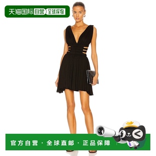 1h可退 香港直邮Alaia 女士 Edition 2004 短款垂褶连衣裙 AA9R00