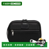 Bravo男士 自营欧洲直邮Tumi途明 Alpha 黑色弹道尼龙拉链开合洗漱