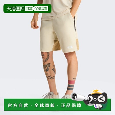 自营欧洲直邮The North Face北面 Mountain Athletics男士抓绒短