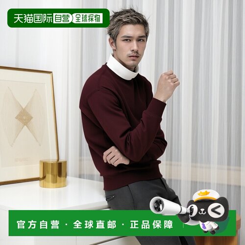 香港直邮Saint Laurent 圣罗兰 男士 Cassandre 圓領運動衫 82012