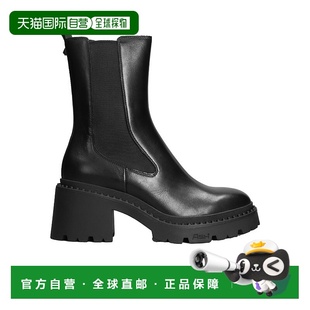 透气百搭通勤女鞋 潮流时尚 靴短筒圆头中跟 香港直邮ASH女士时装