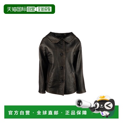 香港直邮Prada 普拉达 女士 GIACCHE 皮革夹克 58A27619QQ