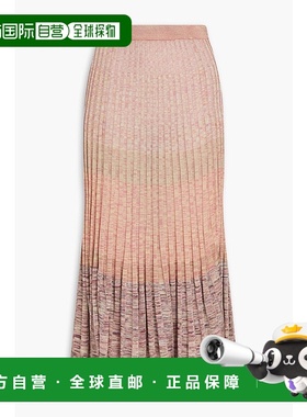 1h可退 香港直邮ZIMMERMANN 女士 纱线罗纹针织中长半身裙 0534SF