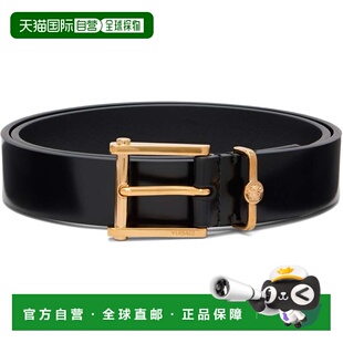 黑色 男士 Column Leather 1013862 香港直邮versace 腰带 范思哲