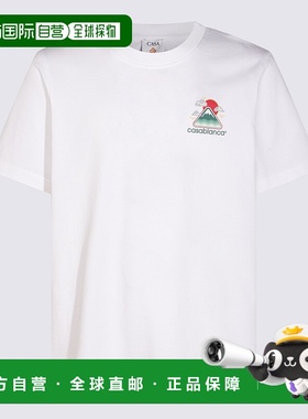 1h可退 香港直邮Casablanca 男士 and Polos T恤白色T恤 MPF25JTS