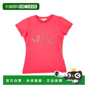 1h可退 香港直邮Michael Kors Kids 女童 T恤童装 red红色 舒适时