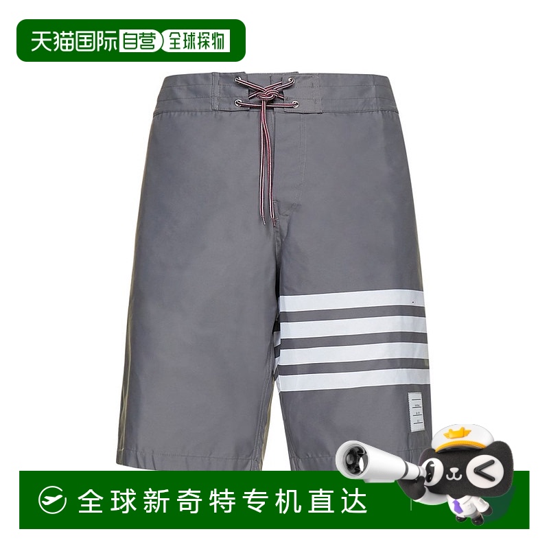 香港直邮Thom Browne 汤姆 布朗 男士 条纹沙滩短裤 MTT029A07538