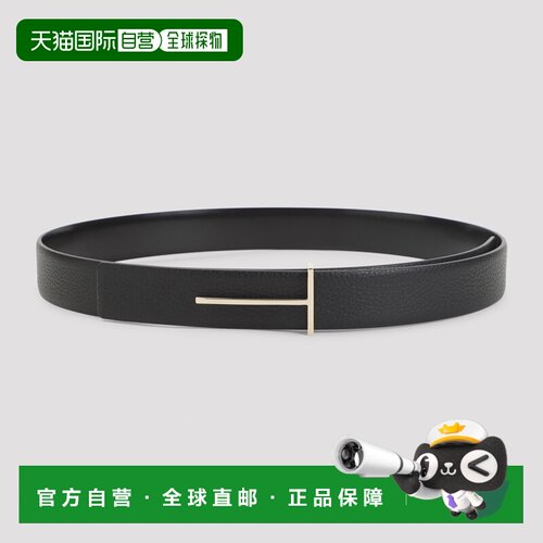 欧洲直邮TOM FORD 女士腰带 WB338LCL624PNAA AW2026 黑色 GRAINE