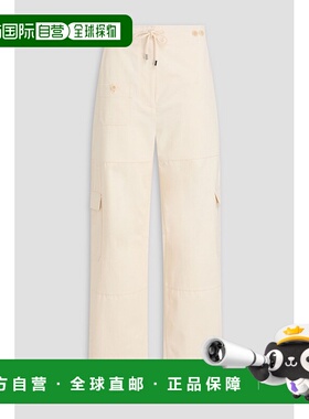 1h可退 香港直邮toteme 女士 棉质斜纹布工装裤 2322035206120ECR