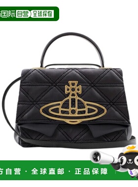 香港直邮Vivienne Westwood Sibyl 徽标单肩包 4101005SUL006UBLA