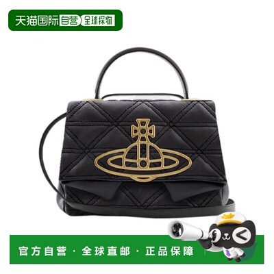 香港直邮Vivienne Westwood Sibyl 徽标单肩包 4101005SUL006UBLA