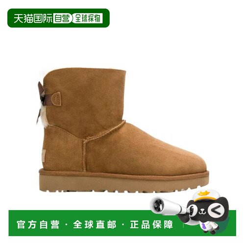 香港直邮UGG 蝴蝶结细节踝靴短靴雪地靴 W1016501 【付后1h可退】