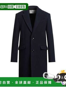 1h可退 香港直邮Ami Paris 男士 大衣 blue蓝色 舒适时尚
