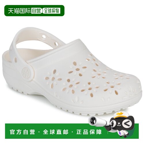 欧洲直邮Crocs 卡骆驰 女童鞋 春夏 拖鞋 Classic Floral Cut Out