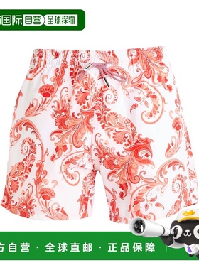 1h可退 香港直邮Etro 艾特罗 男士 泳裤 red红色 舒适时尚