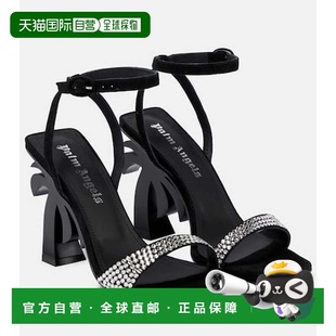 1h可退 香港直邮Palm Angels 棕榈天使 女士 Palm 精饰绒面革凉鞋