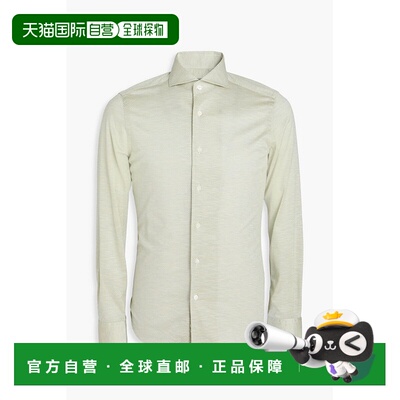 香港直邮Canali 康钠丽 男士 印花棉针织衬衫 GN02693LX56801