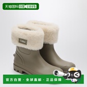 绿色橡胶靴子童鞋 1h可退 C206 女童 Vetiver 香港直邮Chloe 蔻依