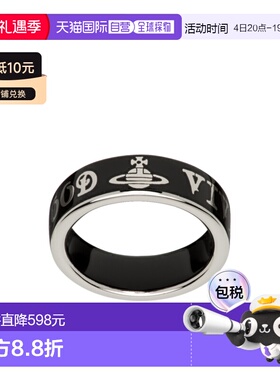 1h可退 Vivienne Westwood logo戒指 6404017G-01P107-FJ-SS24
