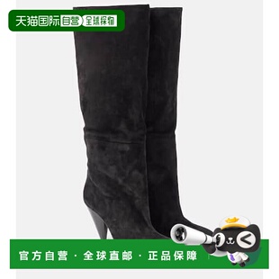 香港直邮Proenza Schouler 普罗恩萨 施罗 女士 90 圆锥绒面革靴