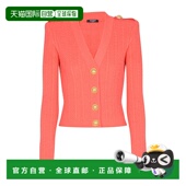 香港直邮Balmain FF1KL245KI50针织衫 长袖 绞花针织开衫