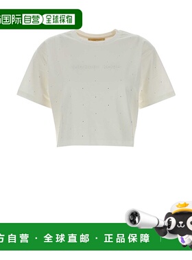 1h可退 香港直邮Michael Kors 迈克高仕 女士 白色棉质T恤 MF551T