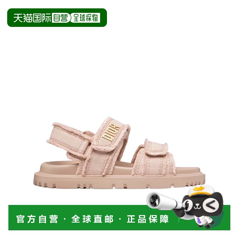 香港直邮Dior Dioract 露趾平底凉鞋 KCO002CVA迪奥