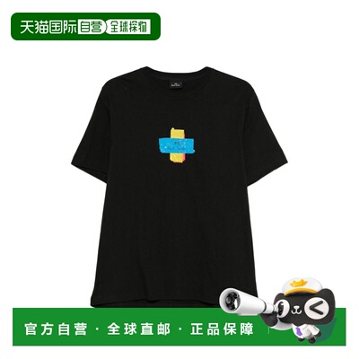 香港直邮Paul Smith 保罗 史密斯 男士 and Polos T恤黑色T恤 M2R