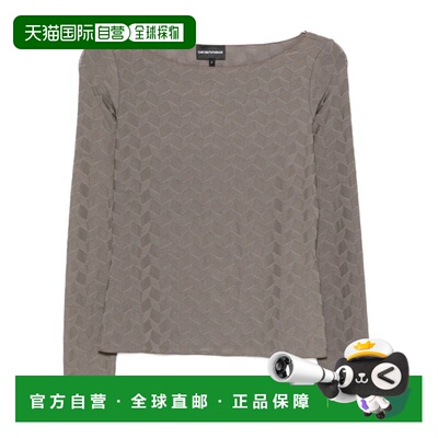 香港直邮Emporio Armani 图案针织衫 EW001993AF16062阿玛尼长袖