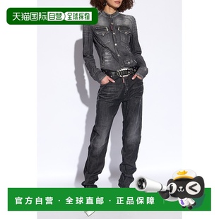 香港直邮Dsquared2 S72LB0715S30357 腰带环牛仔长裤