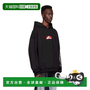 香港直邮We11done WDTH122682 棉质连帽卫衣