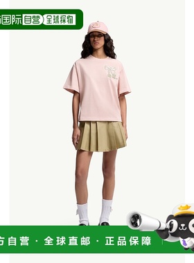 欧洲直邮MONCLER (2025新品) T-shirt en coton à logo cerise b