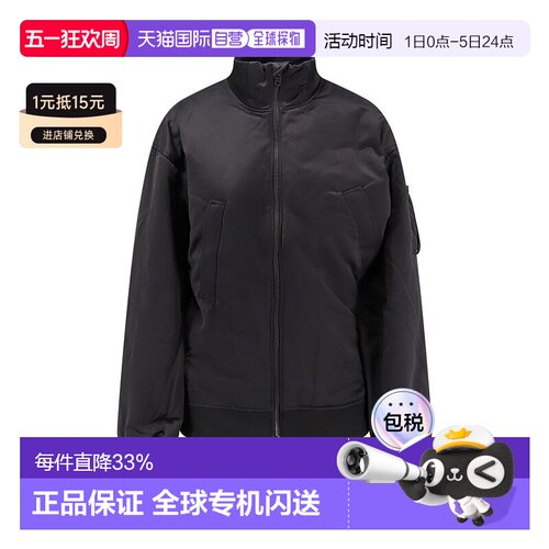 1h可退 香港直邮Y-3 女士 再生尼龙短夹克 JX2292 black黑色 舒适