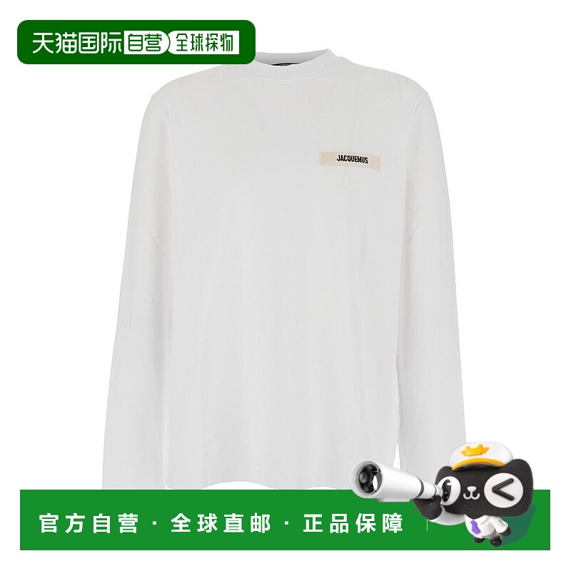 1h可退 香港直邮Jacquemus 男士 標誌貼片圓領 T 卹 TSM00570AJ00